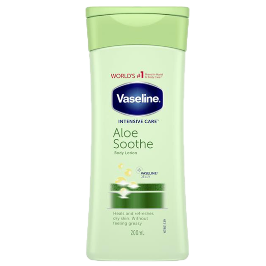 Vaseline aloe soothe body lotion