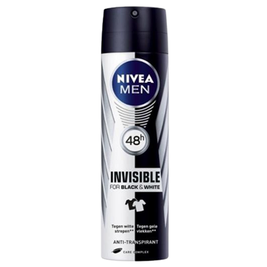 Nivea deospray men invisible black and white