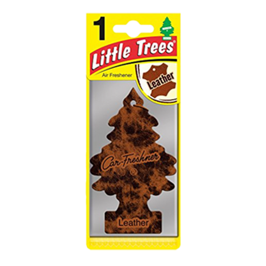 Little trees car freshener leather