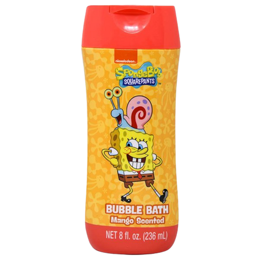 Sponge bubble bath in bottle