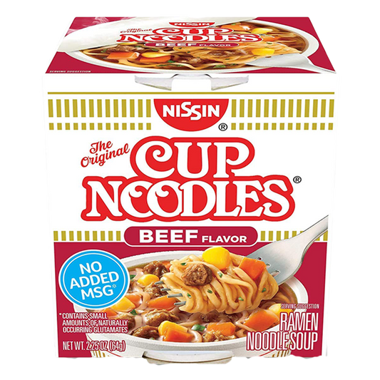 Nissin beef cup noodles