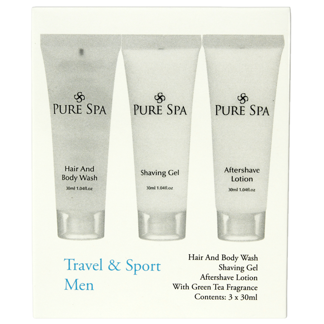 Pure spa travel pack for men