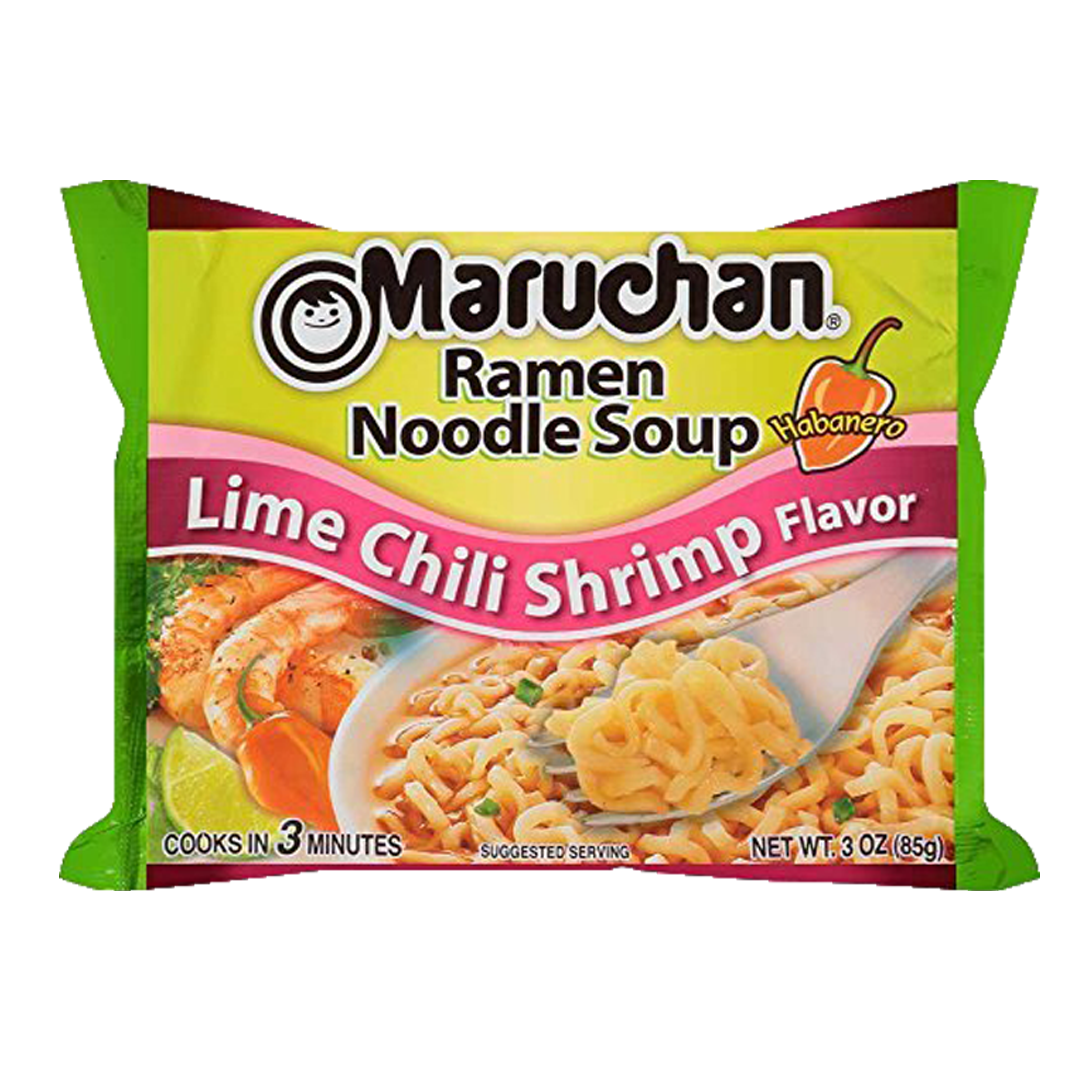 Maruchan Lime chili shrimp noodles