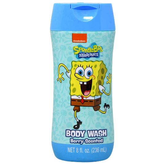 Sponge bob body wash in bottle