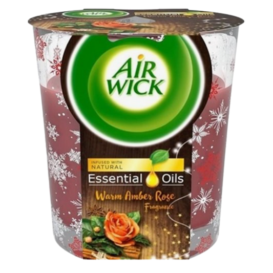 Airwick warm amber rose kaars