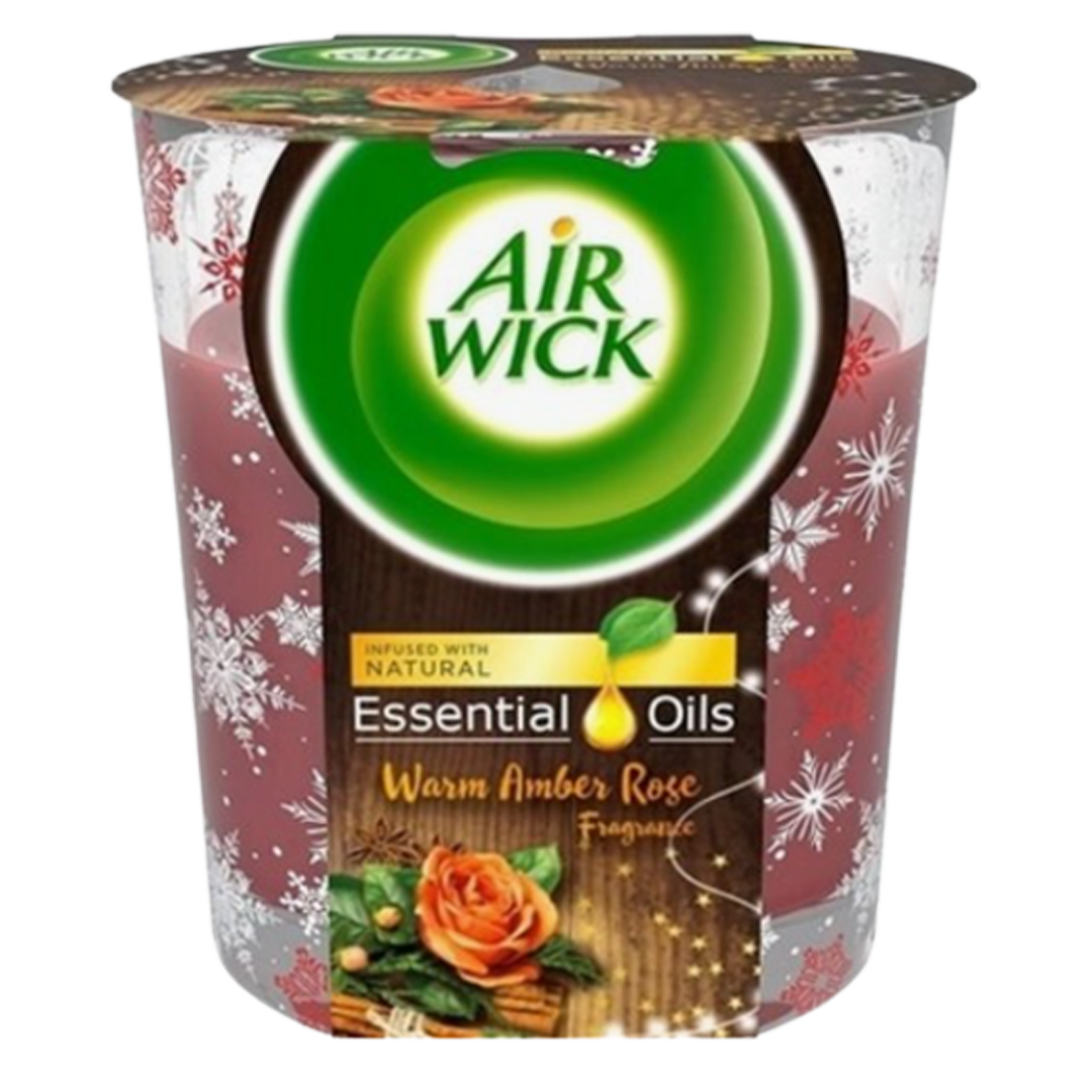 Airwick warm amber rose kaars